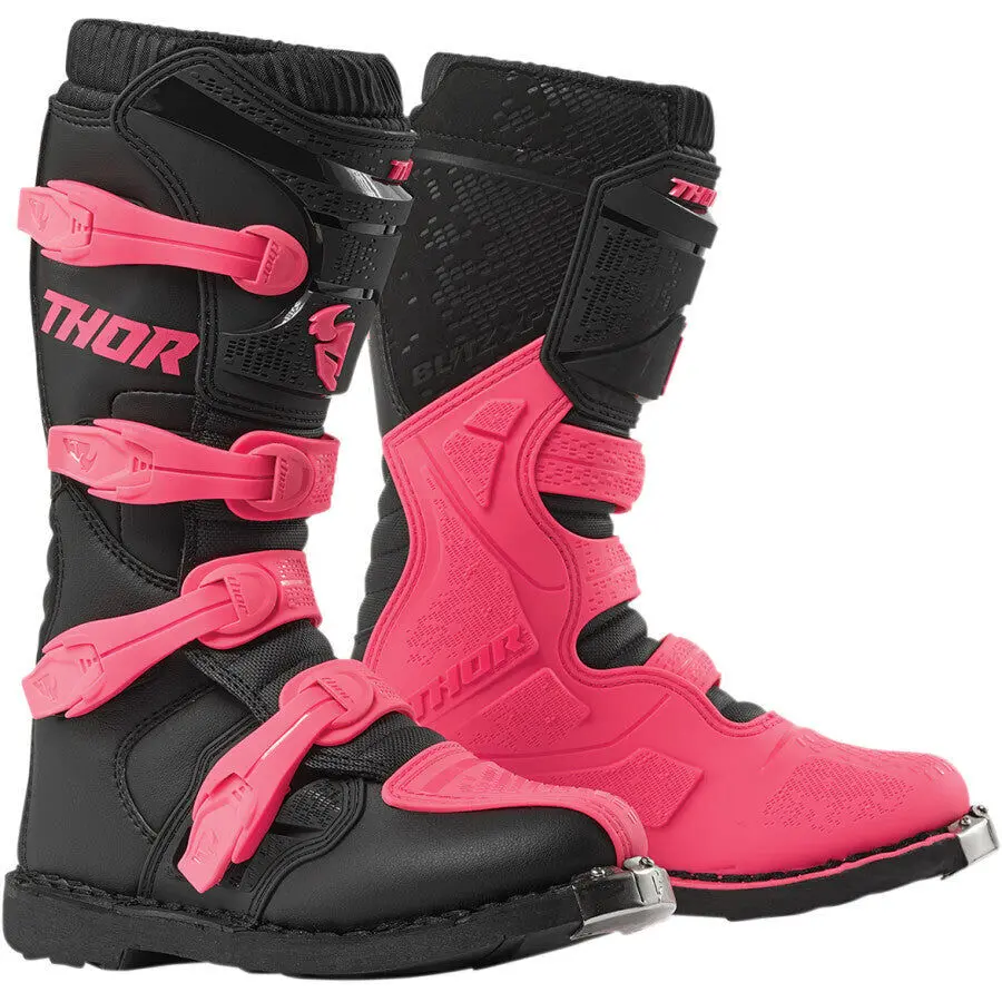 Thor 2023 Blitz Xp Black/Pink Womens Boots 1