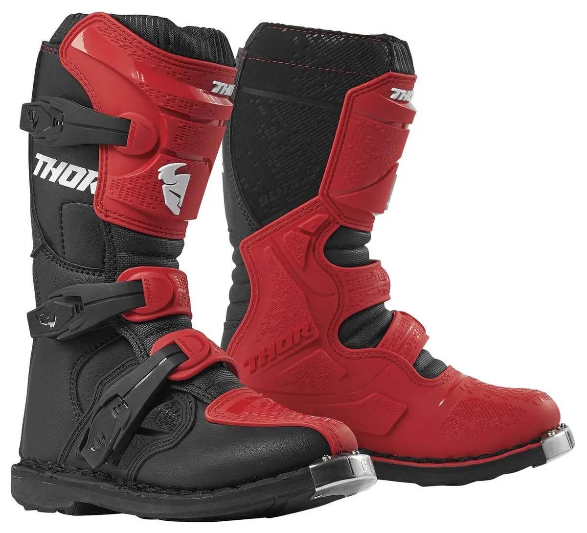 Thor 2023 Blitz Xp Red/Black Youth Boots 1