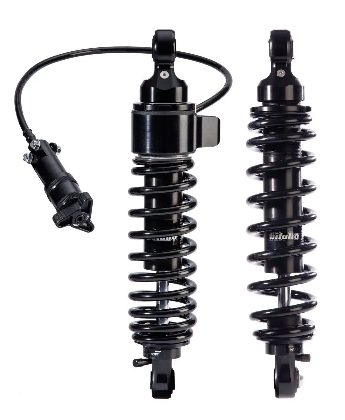 Bitubo Wme22v3 - Rear Twin Shocks - Black Spring [Shock Length: 316 Mm / 12.4 Inch] 1