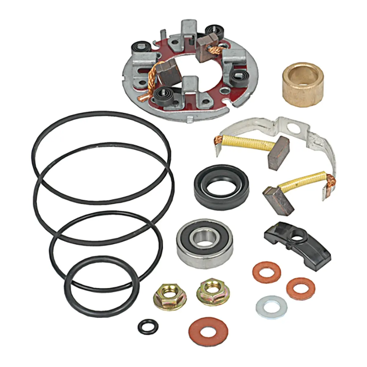 J&N Starter Motor Brush Kit (414-54013) (Ahsmu9126) 1