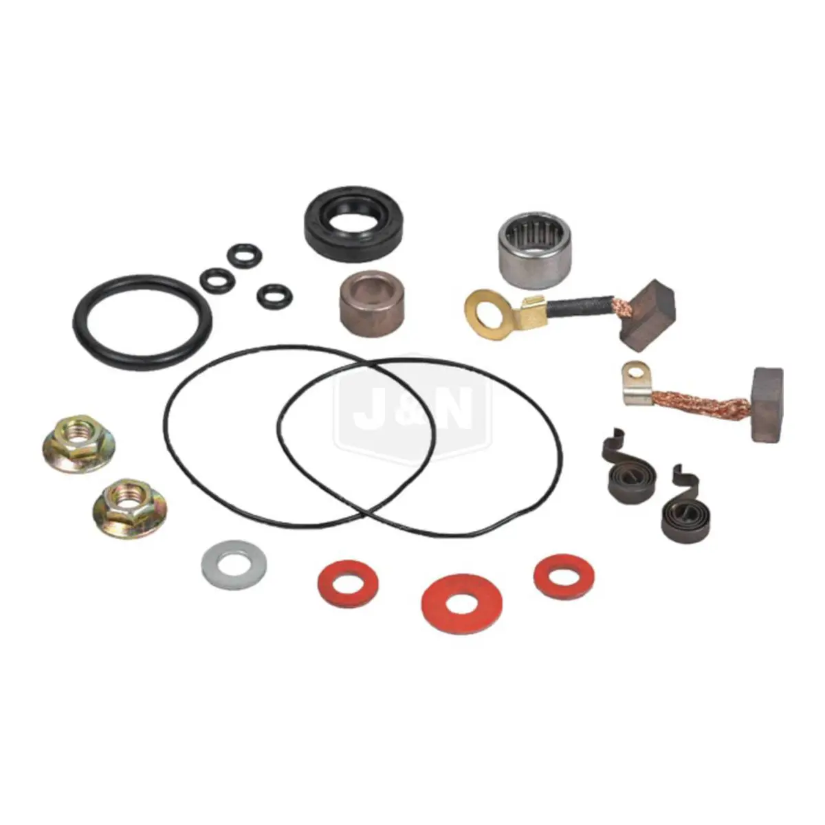 J&N Starter Motor Brush Kit (414-54016) (Ahsmu9119) 1