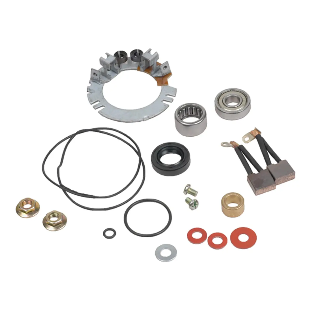 J&N Starter Motor Brush Kit (414-54026) (Ahsmu9147) 1