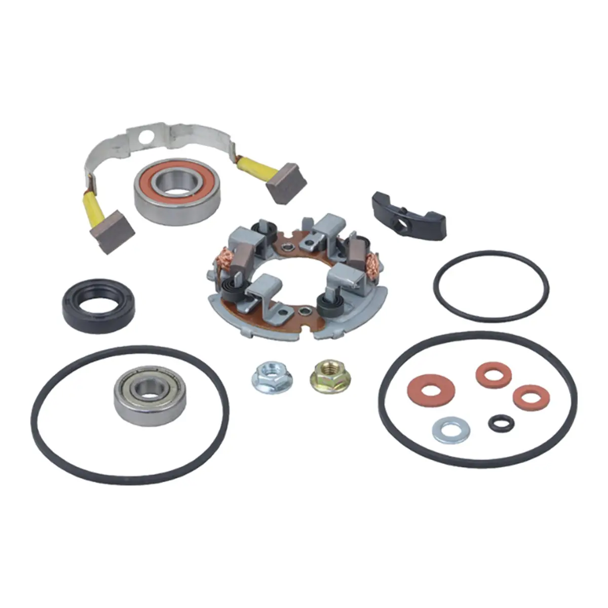 J&N Starter Motor Brush Kit (414-54070) (Ahsmu9167) 1