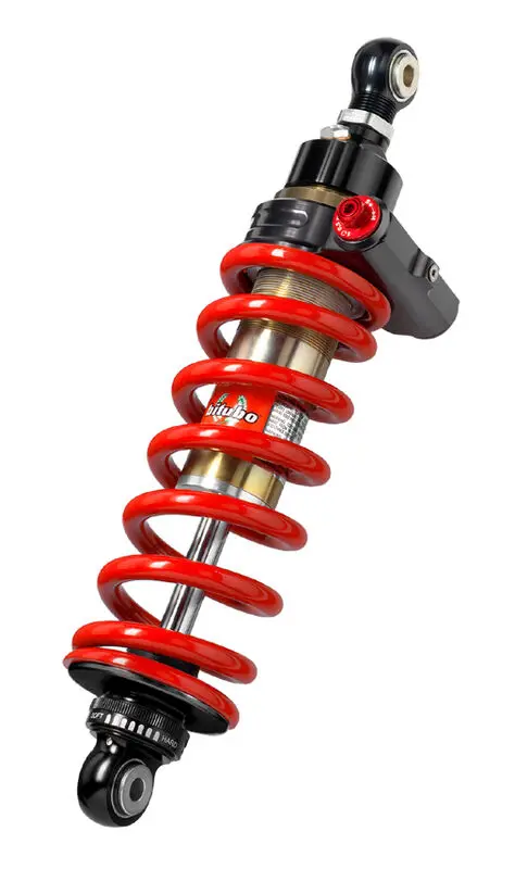 Bitubo Xze31v2 - Rear Mono Shock - Red Spring [Adjustable: Preload, Rebound] 1