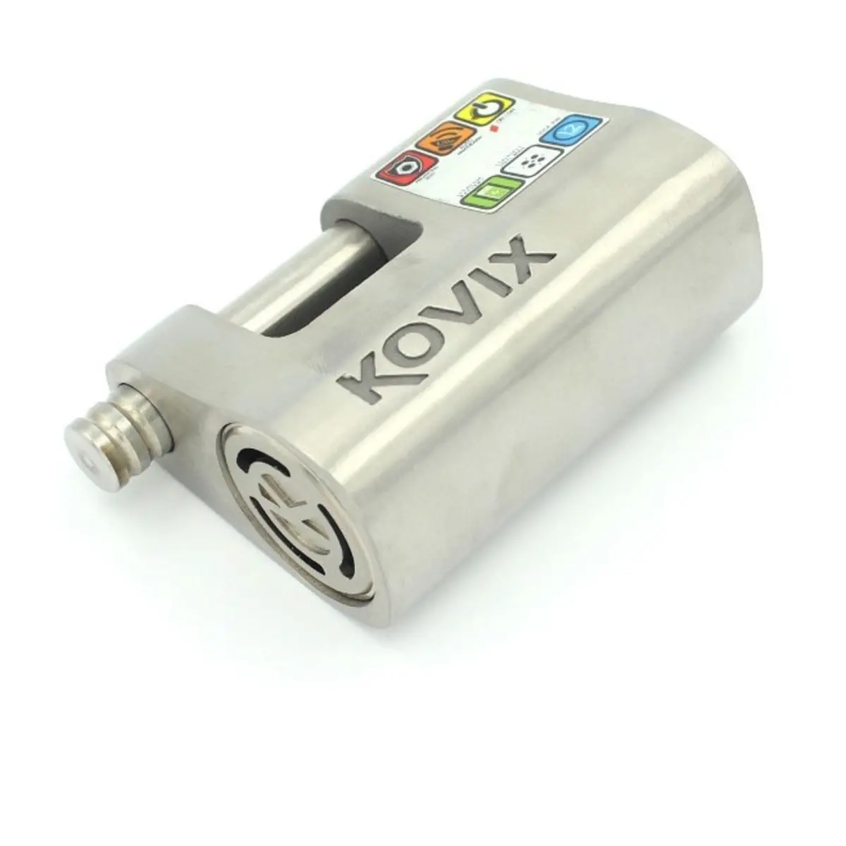 Kovix Kbl-12 Alarmed Padlock Stainless Steel 1