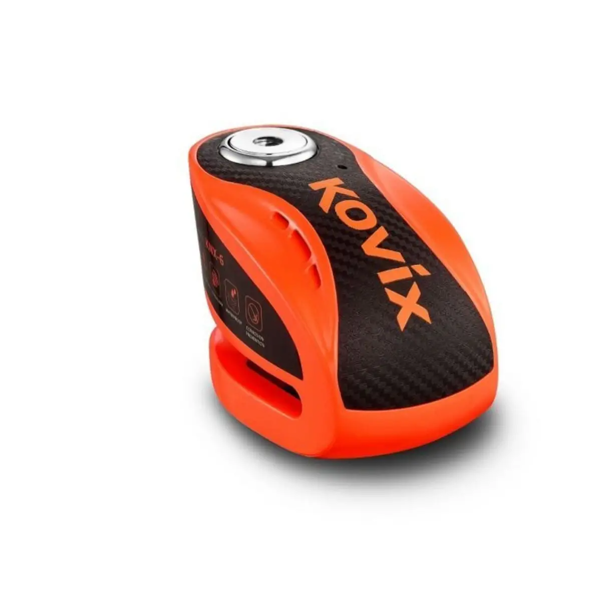 Kovix Alarm Disc Lock Knx10 Orange With Reminder Cable & Mount 1