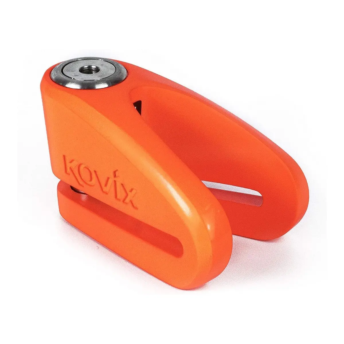 Kovix Kv1z Disc Lock Orange 6Mm Pin With Reminder Cable 1