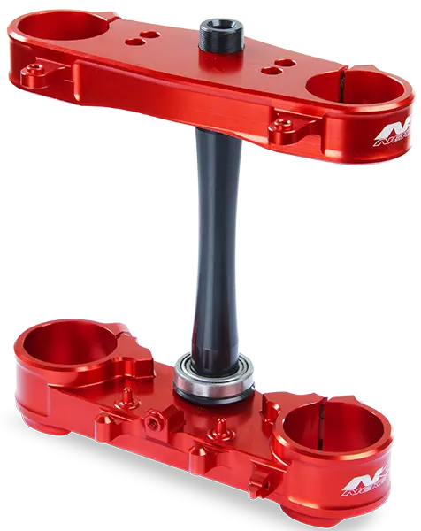 Neken Standard Triple Clamp Complete Set W/20Mm Offset Red For Honda Crf 250 13-17/Crf 450 13-16 1