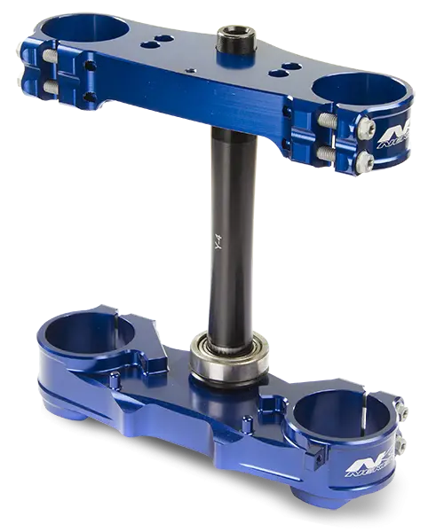 Neken Standard Triple Clamp Complete Set W/23Mm Offset Blue For Kawasaki Kxf 250/Kxf 450 14-19 1