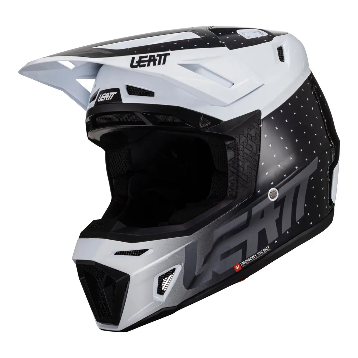 Leatt 2024 8.5 Helmet Kit - Black / White 1
