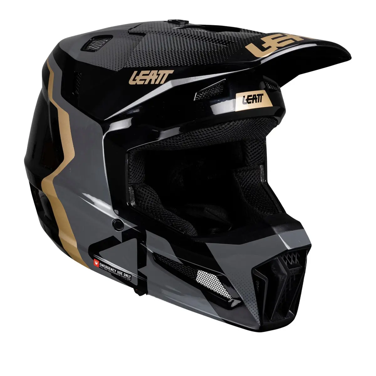 Leatt 2025 3.5 Junior Helmet Kit - Black 1