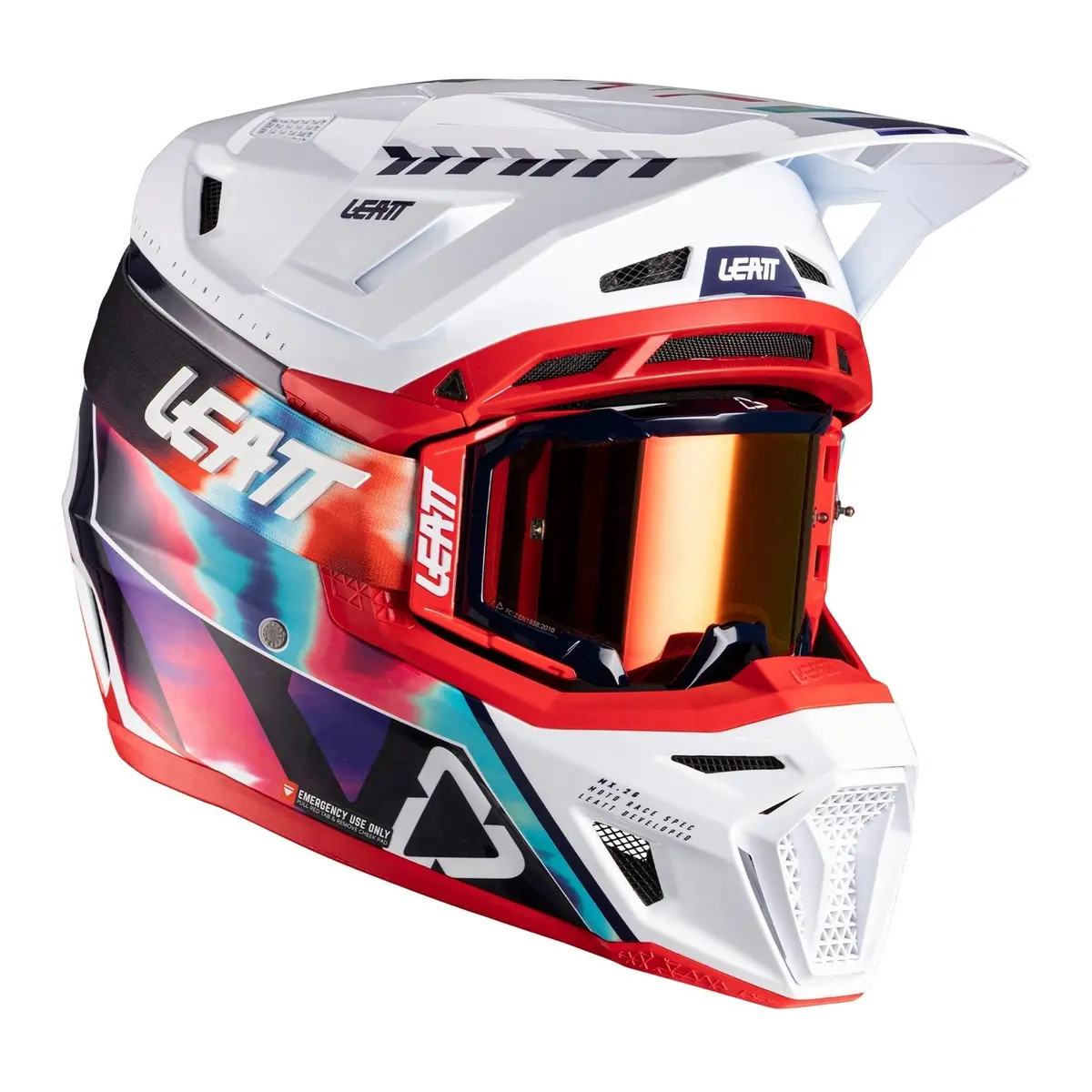 Leatt 2026 8.5 Helmet Kit - Royal Blue / Red 1