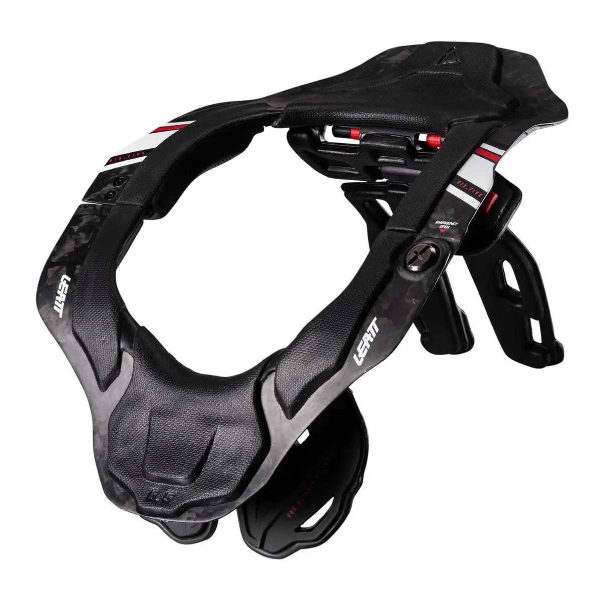 Leatt 6.5 Carbon Neck Brace - Black / White 1
