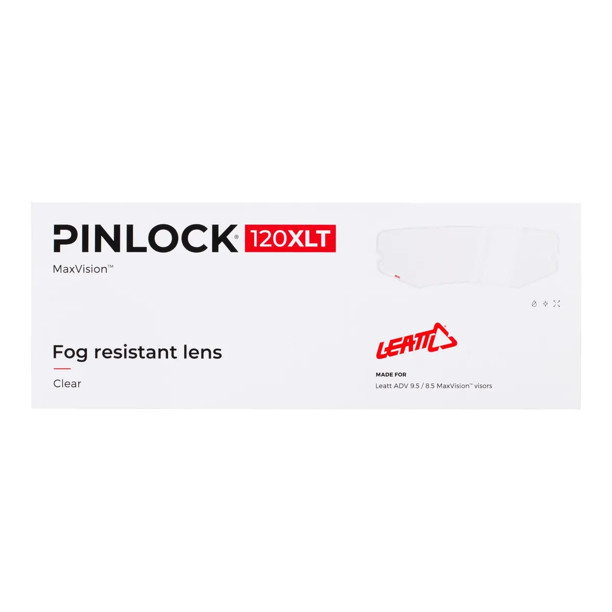 Leatt Inner Lens Pinlock 120 Maxvision Xlt Adv 8.5/9.5 - Clear 1