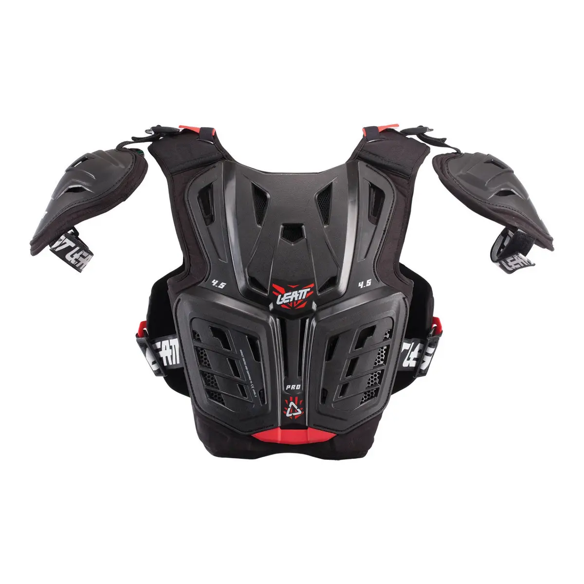 Leatt 4.5 Junior Chest Protector Pro - Black / Red 2
