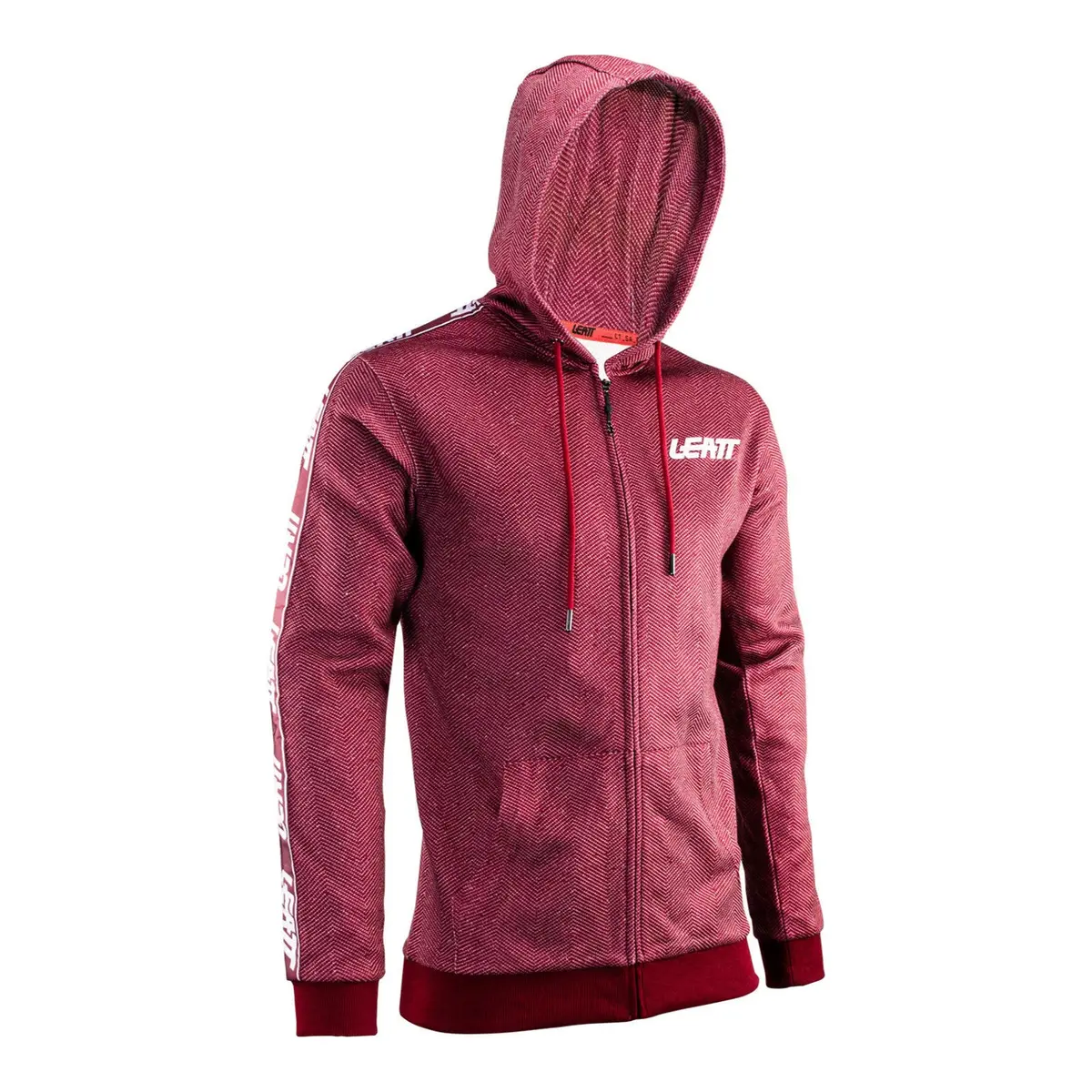 Leatt Premium Zip Hoodie - Ruby 1