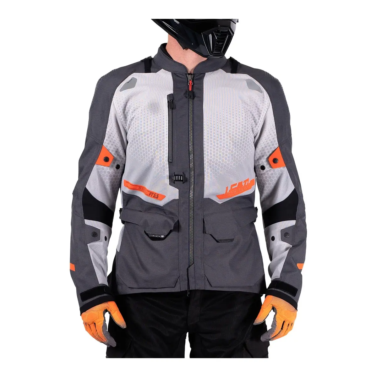 Leatt 5.5 Adv Flowtour Jacket - Iron 3