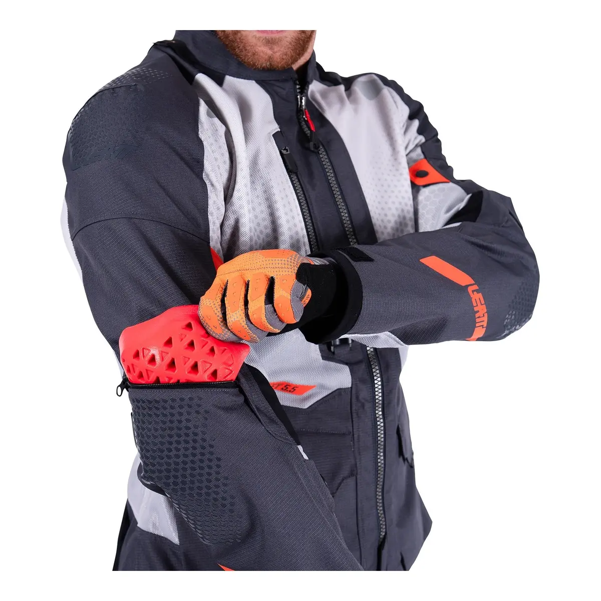 Leatt 5.5 Adv Flowtour Jacket - Iron 5