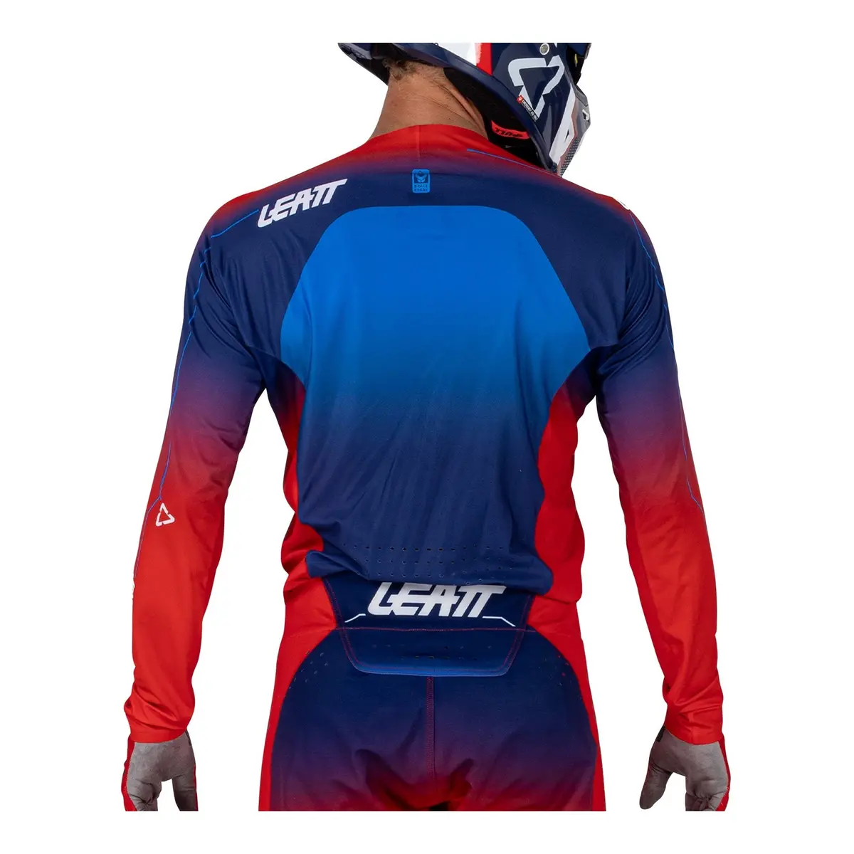 Leatt 2026 5.5 Ultraweld Jersey - Royal Blue / Red 4