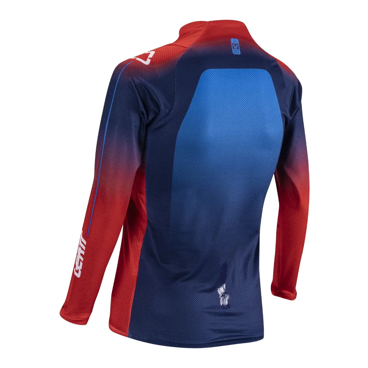 Leatt 2026 4.5 Junior Jersey - Royal Blue / Red 2