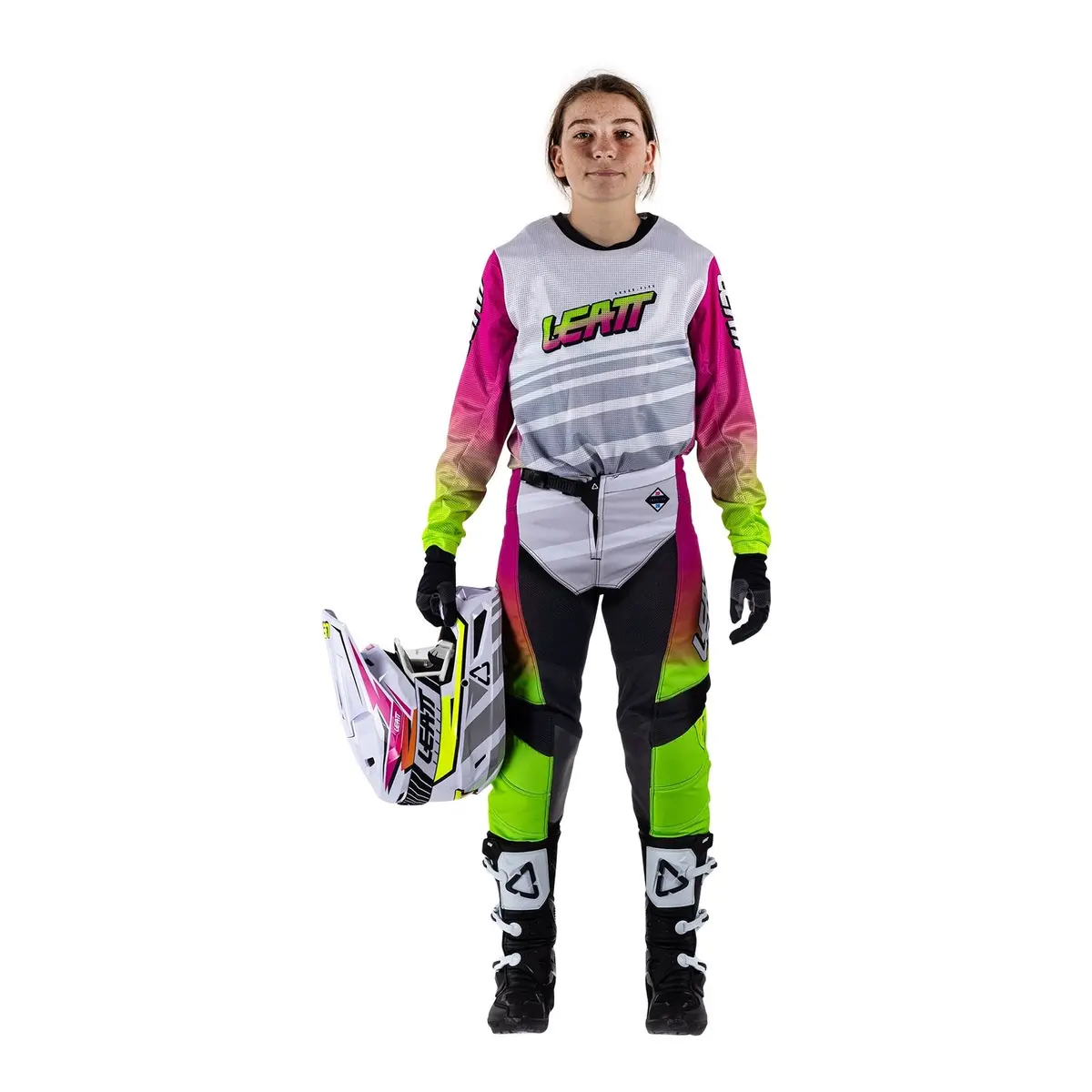 Leatt 2026 3.5 Junior Ride Kit - Retro Pink 2