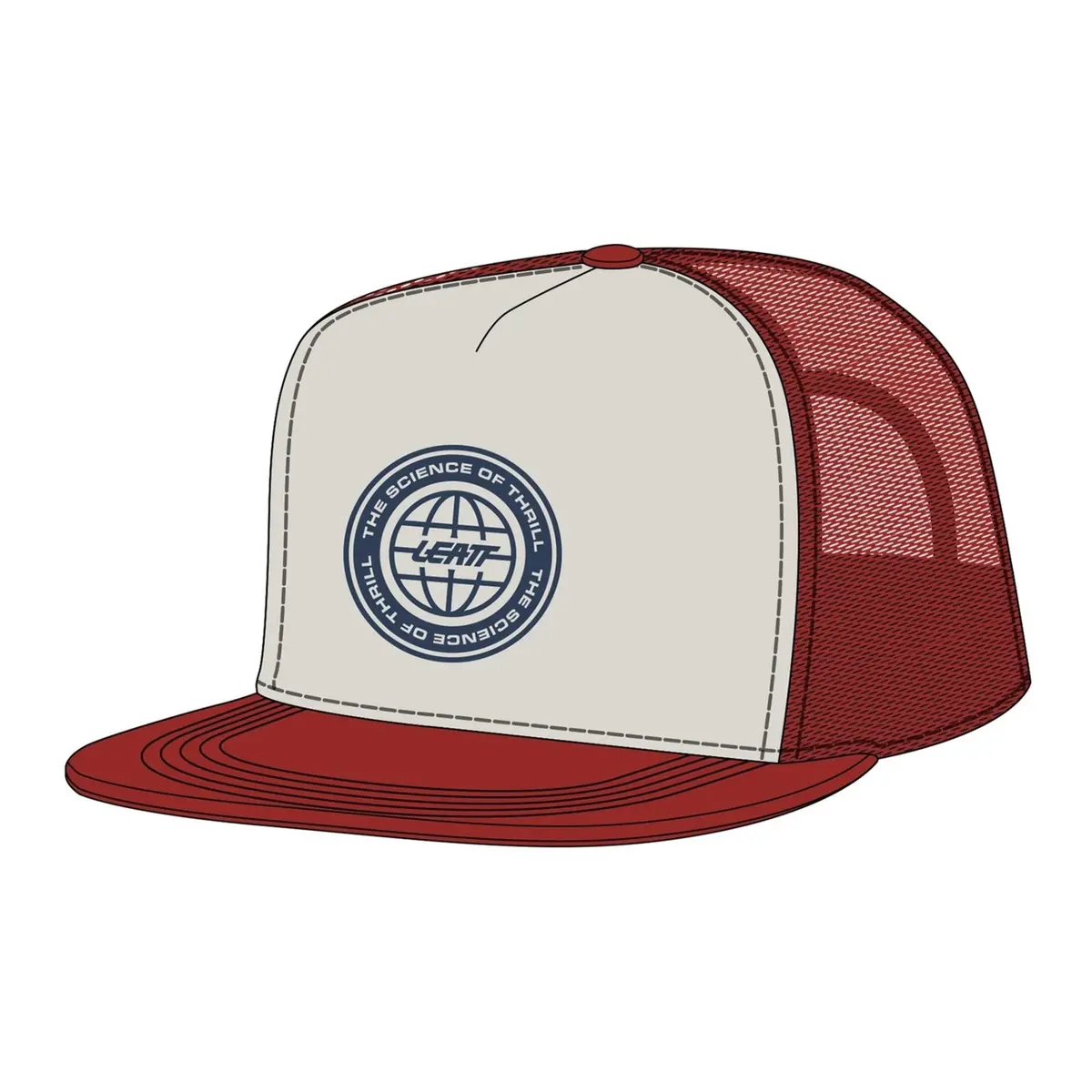Leatt Trucker Cap - Chili Red (S-Xl) 1