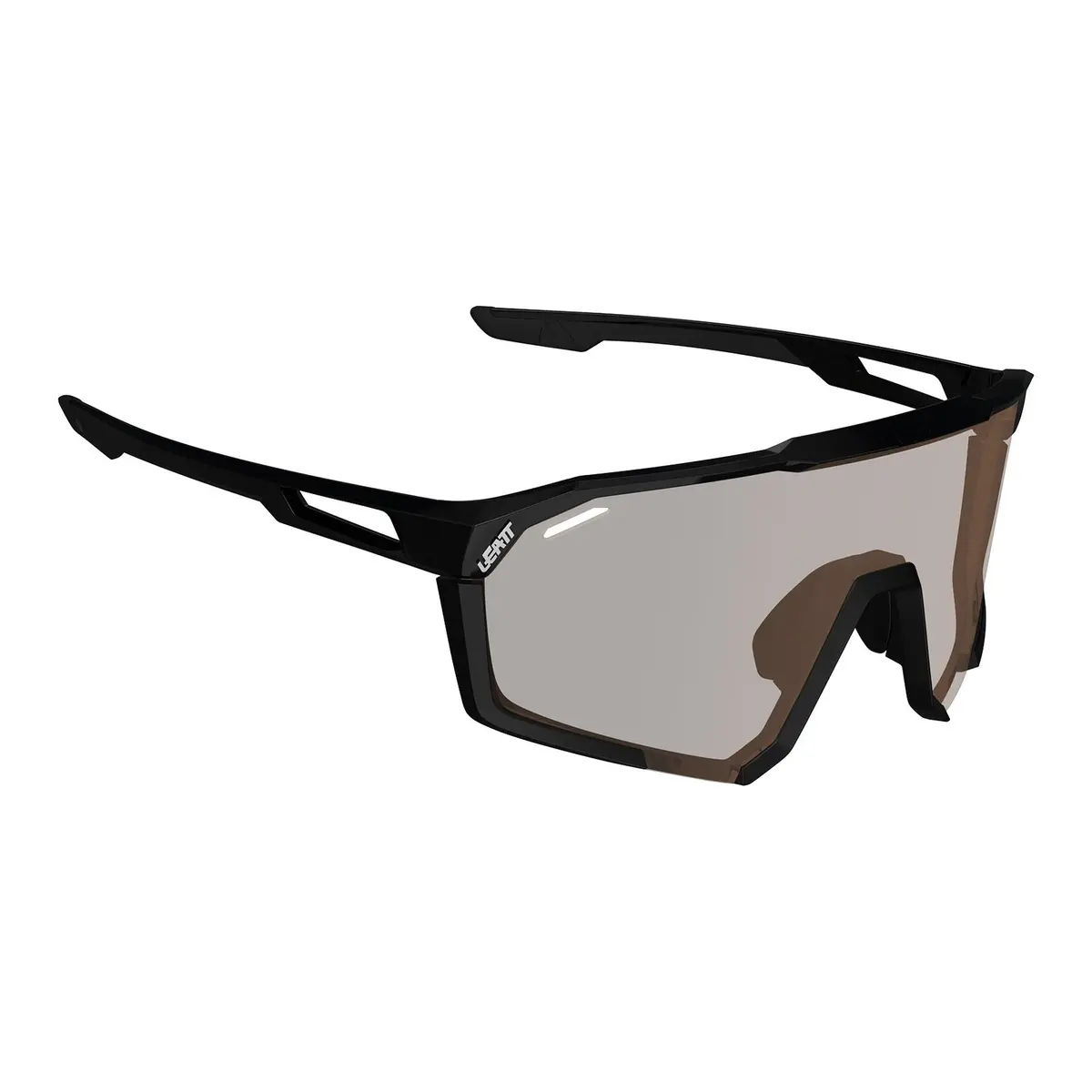Leatt Speedviz Pro Sunglasses - Satin Black Iriz Silver 30 Vlt 1
