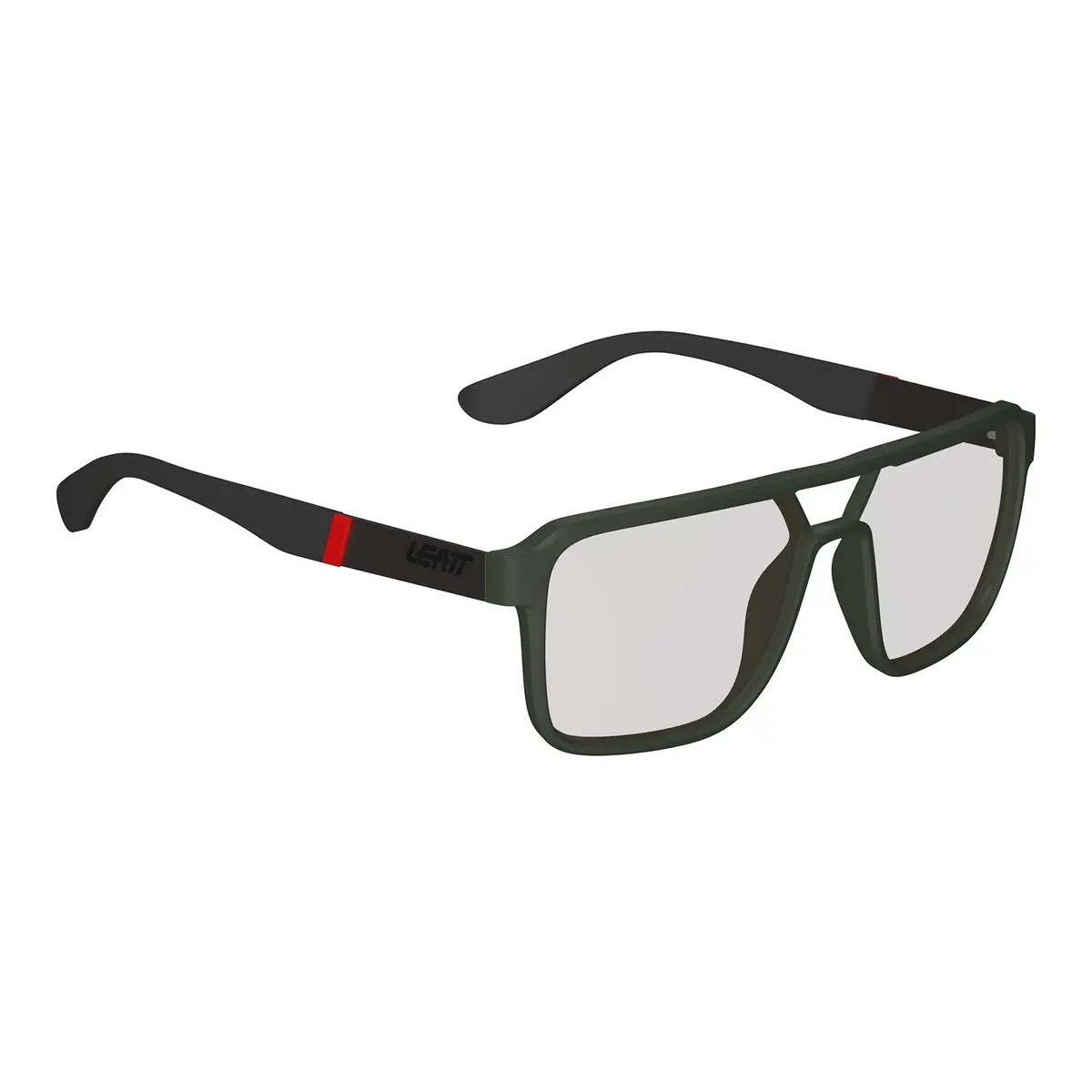Leatt Theviz Sunglasses Pyrenees - Satin Green Polarized Silver 20 Vlt 1