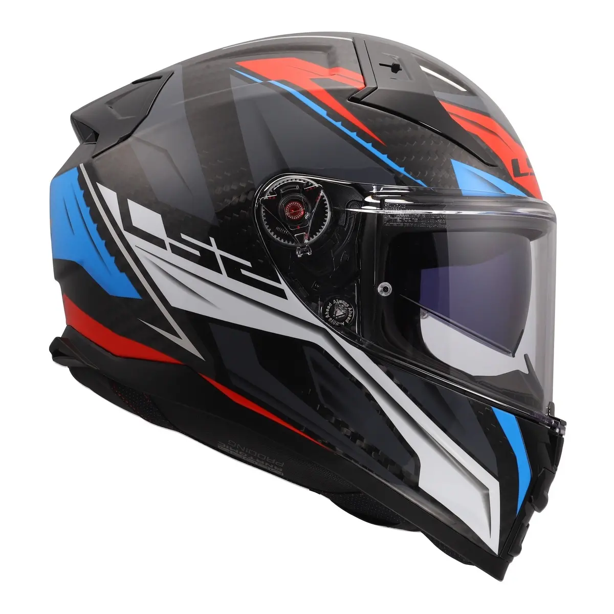 Ls2 Ff811 Vector Ii Carbon Savage Helmet - Blue / Red 5