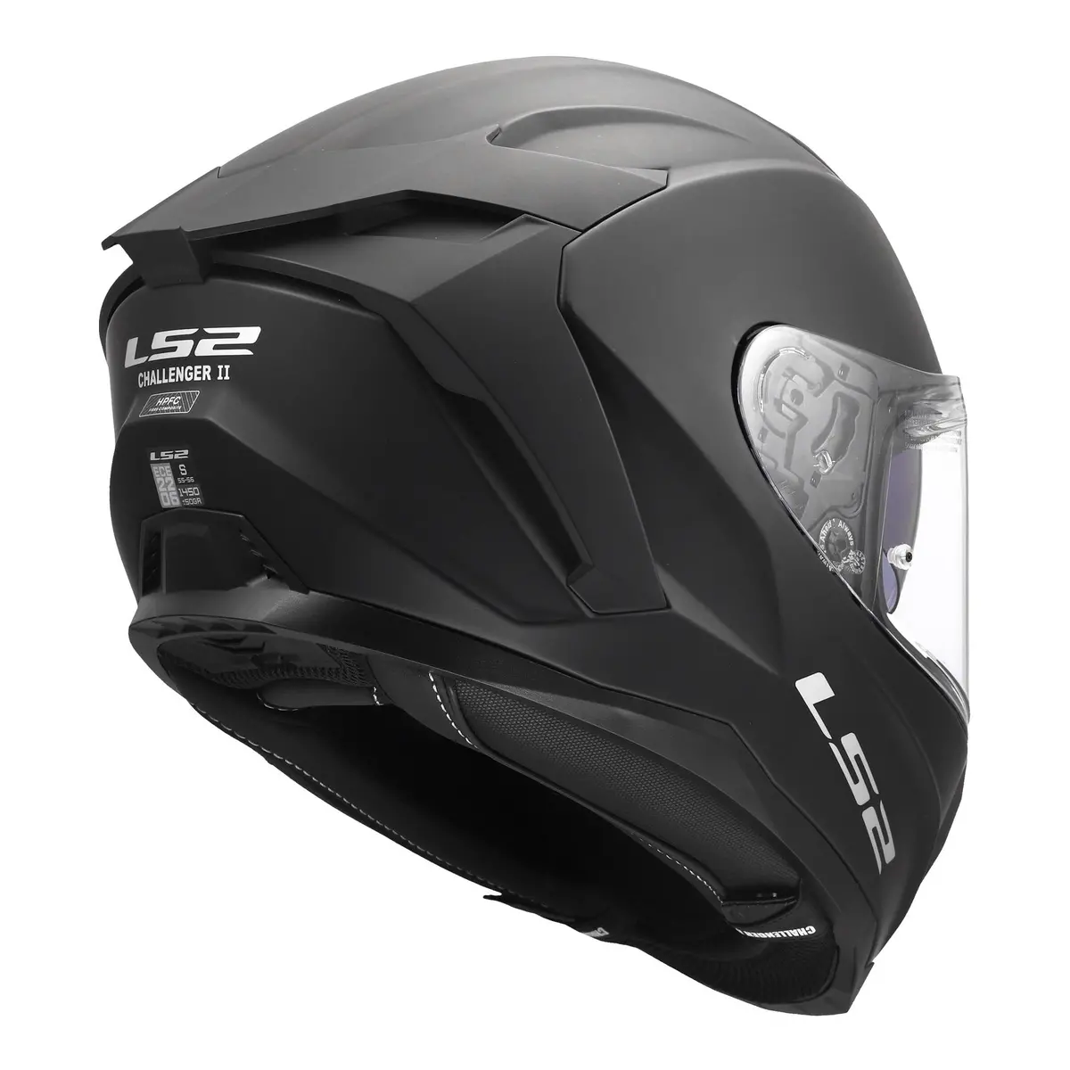 Ls2 Ff817 Challenger Ii Solid Helmet - Matte Black 5