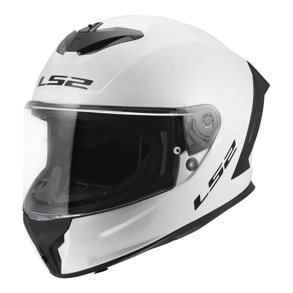 Ls2 Ff820 Rapid Iii Solid Helmet - Gloss White 1