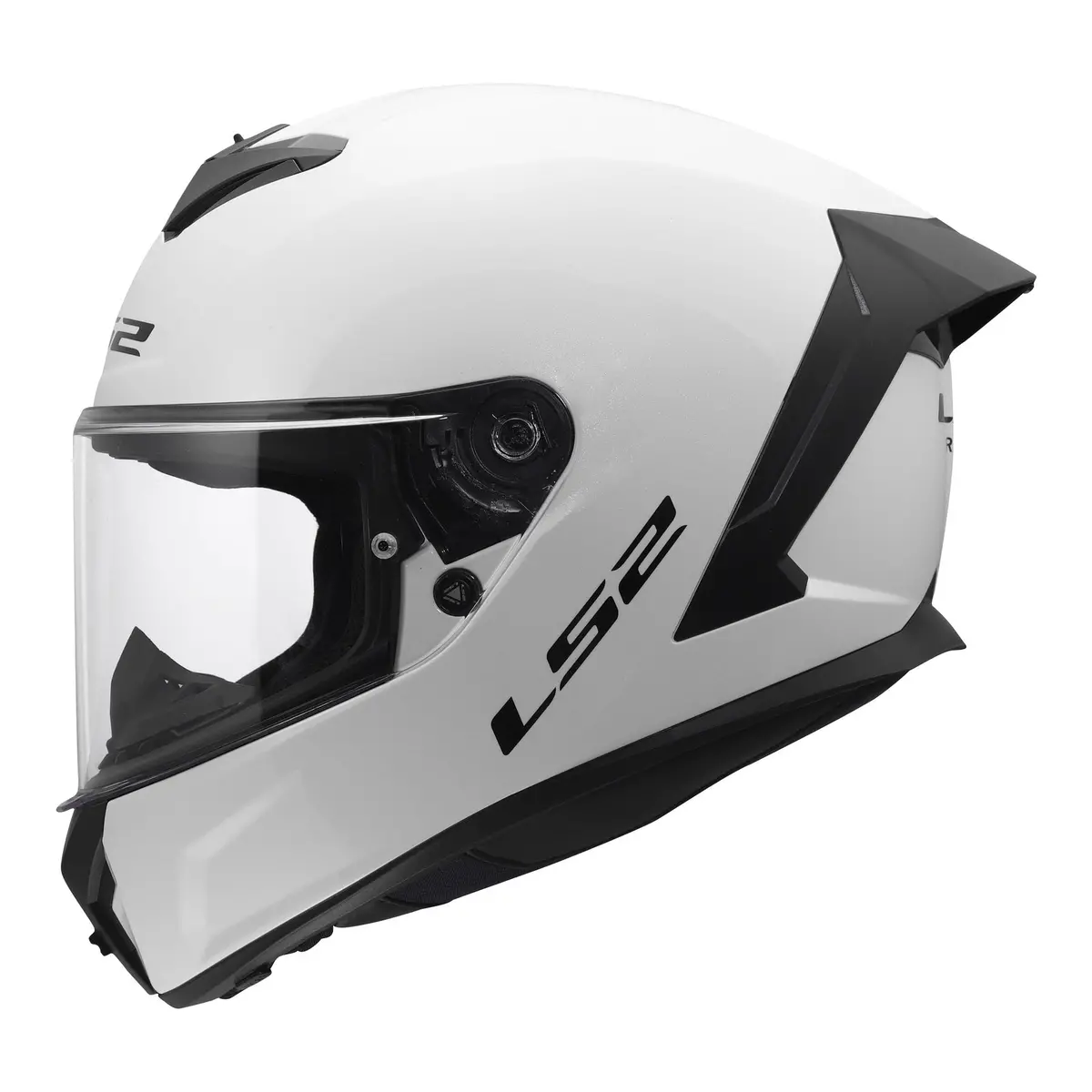 Ls2 Ff820 Rapid Iii Solid Helmet - Gloss White 2
