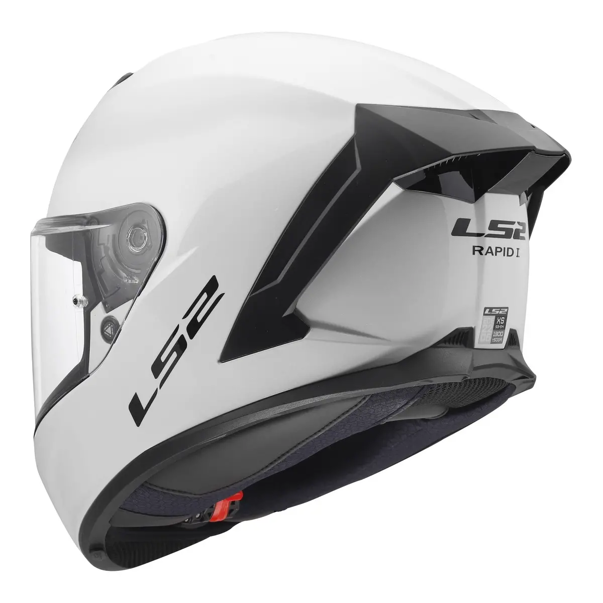 Ls2 Ff820 Rapid Iii Solid Helmet - Gloss White 3
