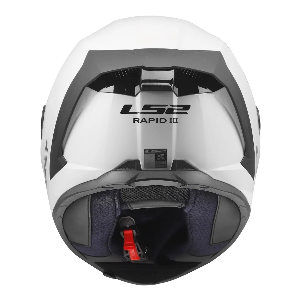 Ls2 Ff820 Rapid Iii Solid Helmet - Gloss White 4