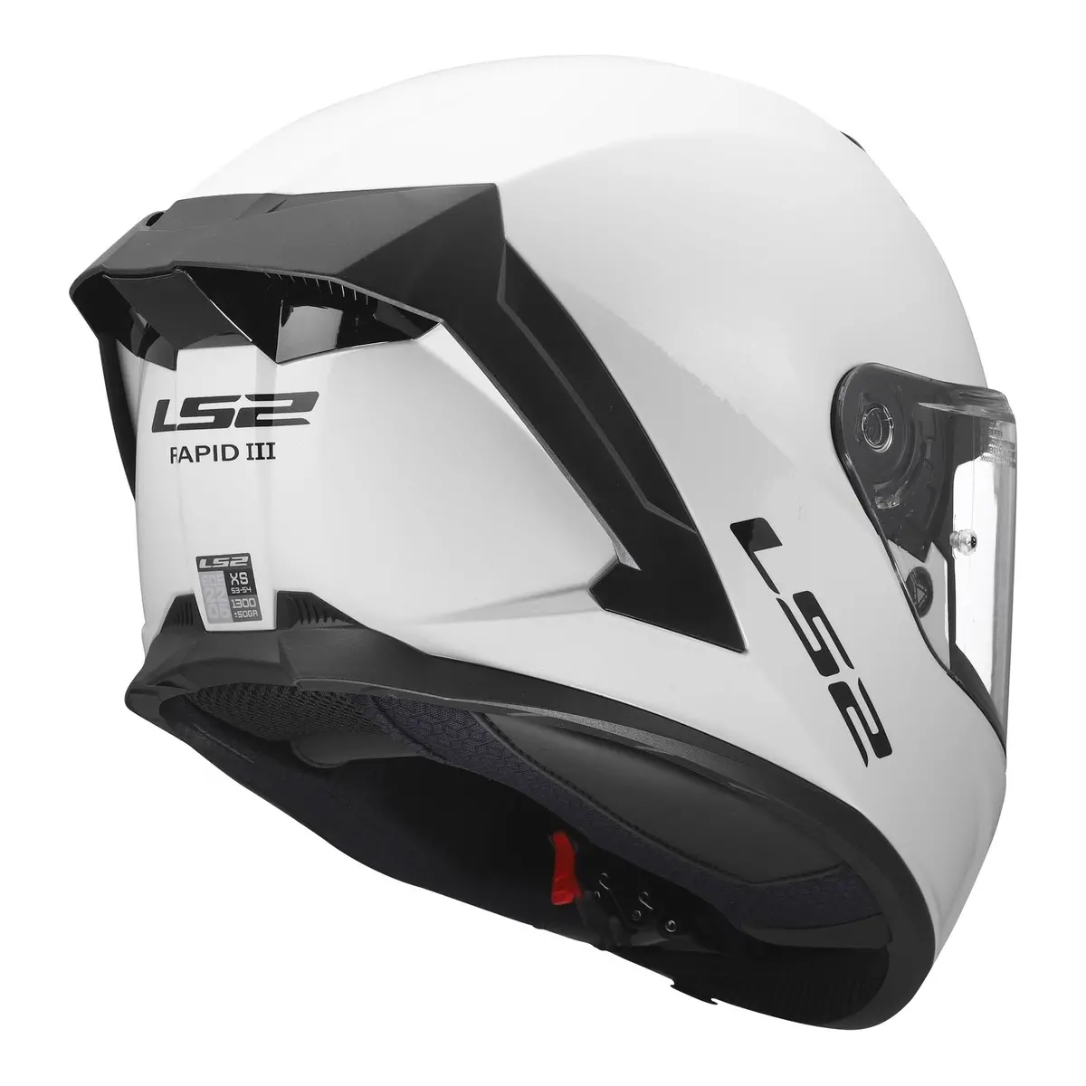 Ls2 Ff820 Rapid Iii Solid Helmet - Gloss White 5