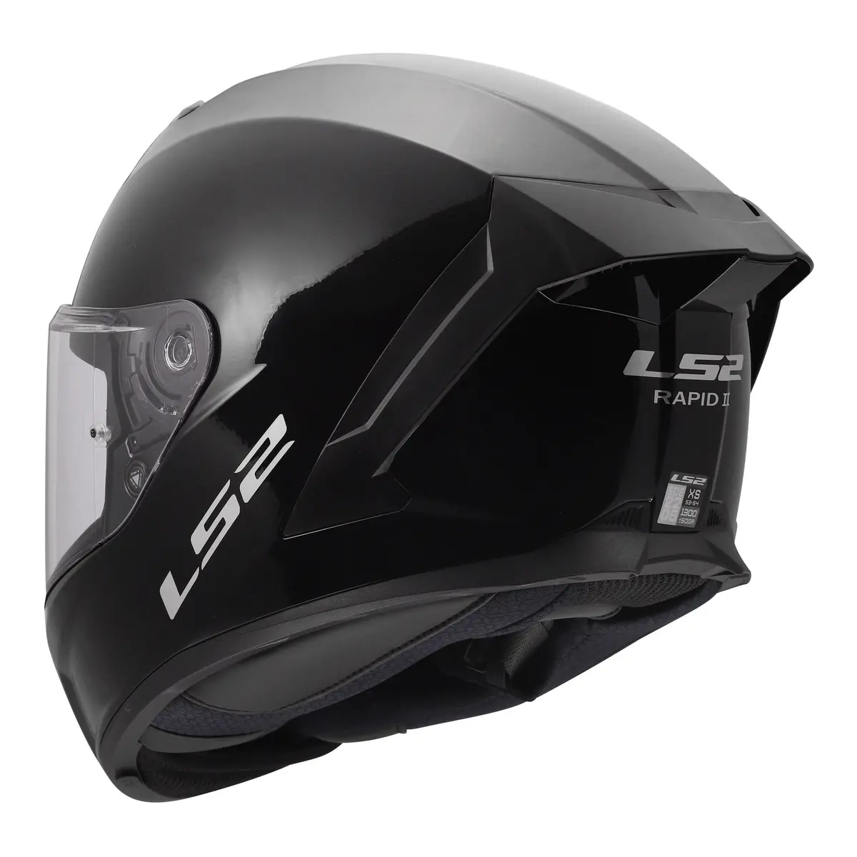 Ls2 Ff820 Rapid Iii Solid Helmet - Gloss Black 3