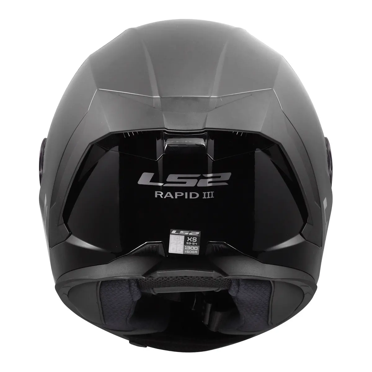 Ls2 Ff820 Rapid Iii Solid Helmet - Gloss Black 4
