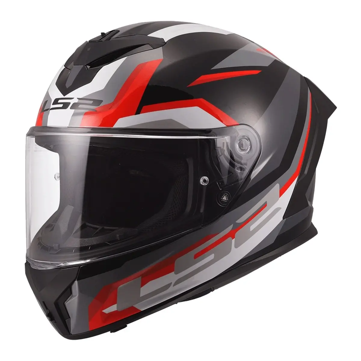 Ls2 Ff820 Rapid Iii Hyper Helmet - Black / Red 1