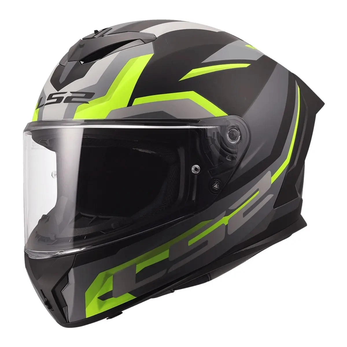 Ls2 Ff820 Rapid Iii Hyper Helmet - Black / Hi-Vis Yellow 1