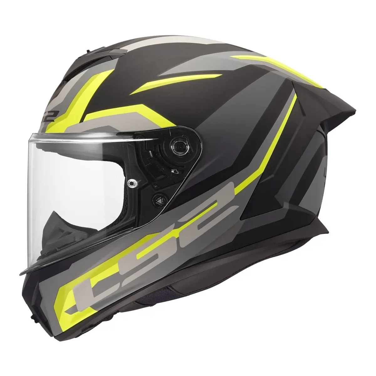 Ls2 Ff820 Rapid Iii Hyper Helmet - Black / Hi-Vis Yellow 2