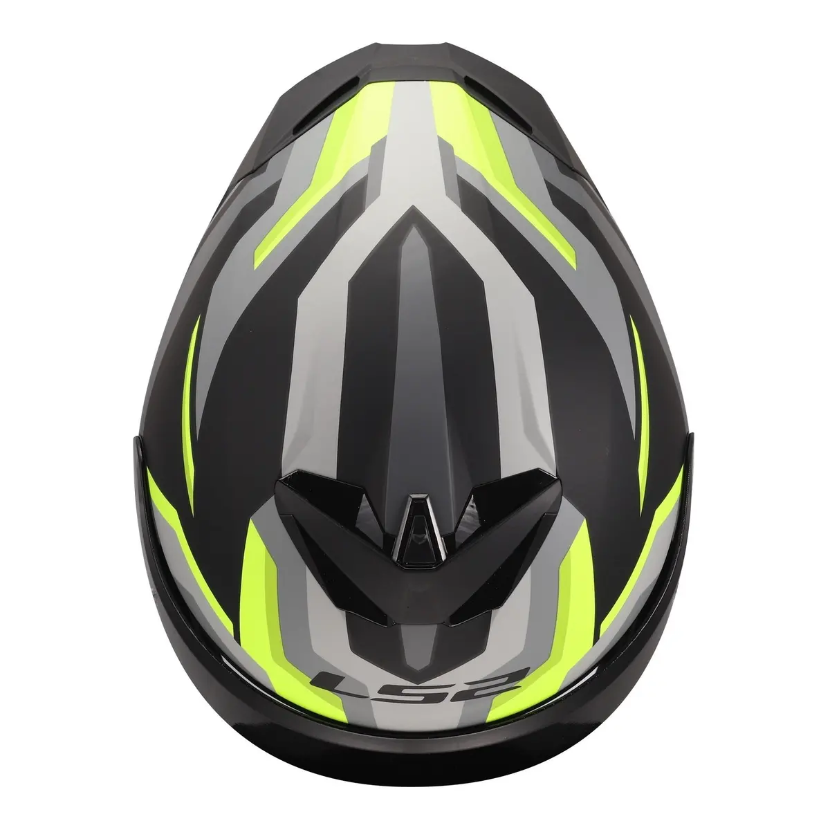 Ls2 Ff820 Rapid Iii Hyper Helmet - Black / Hi-Vis Yellow 4