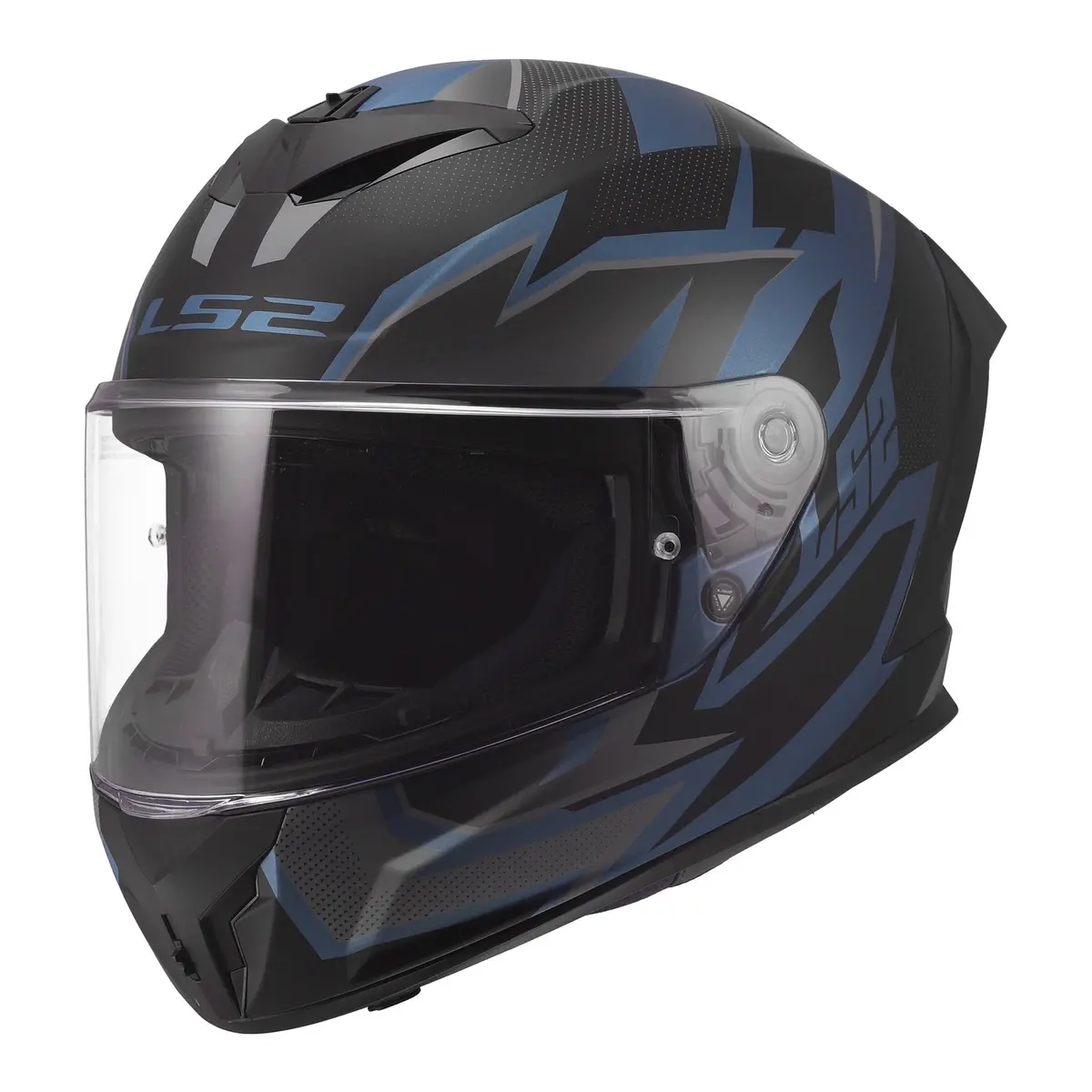 Ls2 Ff820 Rapid Iii Xtrem Helmet - Black / Blue Petrol 1