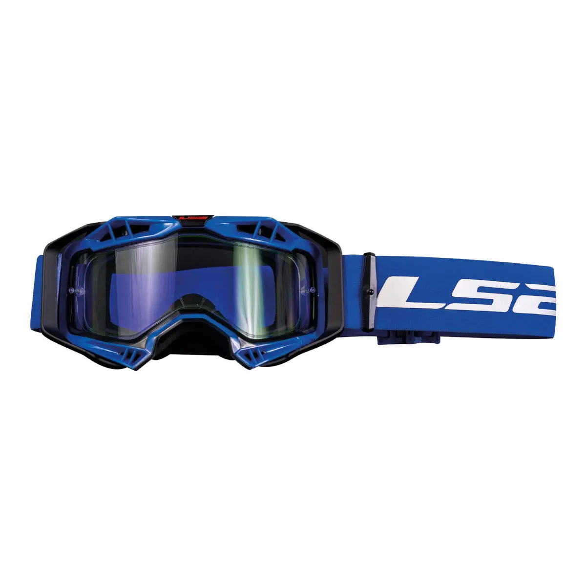 Ls2 Aura Goggle - Blue With Clear Lens 1