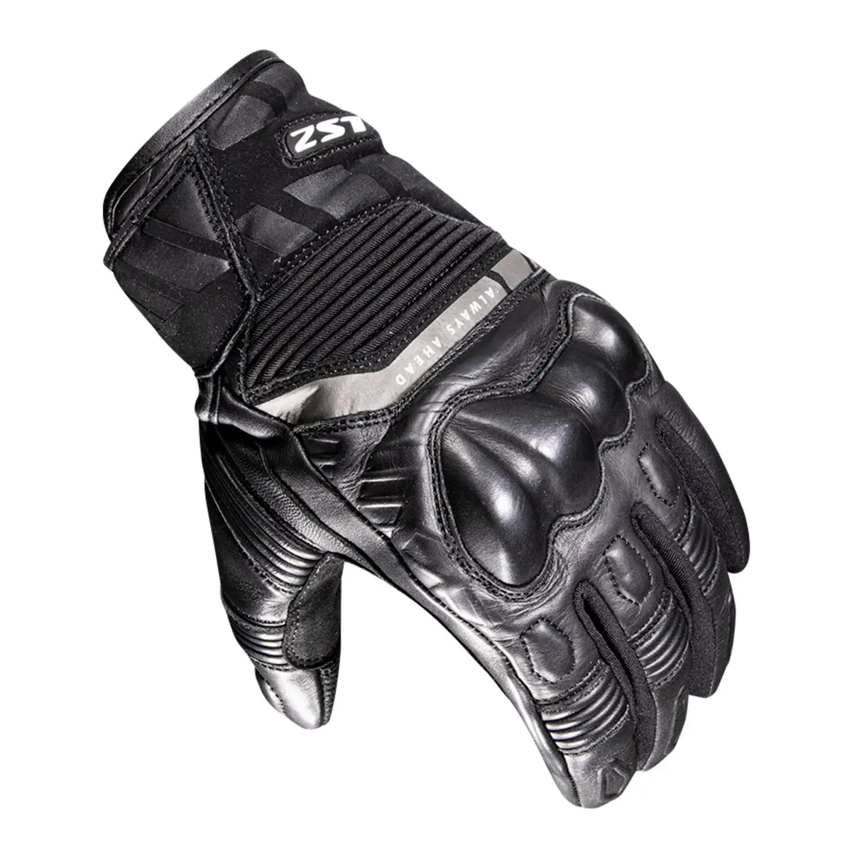 Ls2 Octane Men's Leather Gloves - Black 1