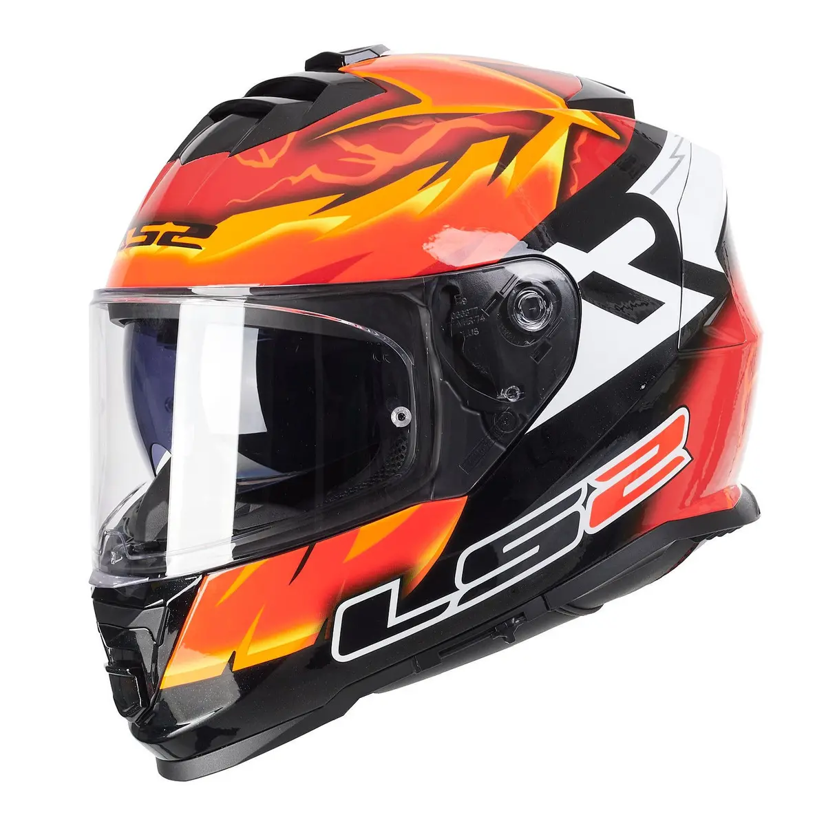 Ls2 Ff800 Storm Ii Replica Rinaldi Helmet - Orange 06 1