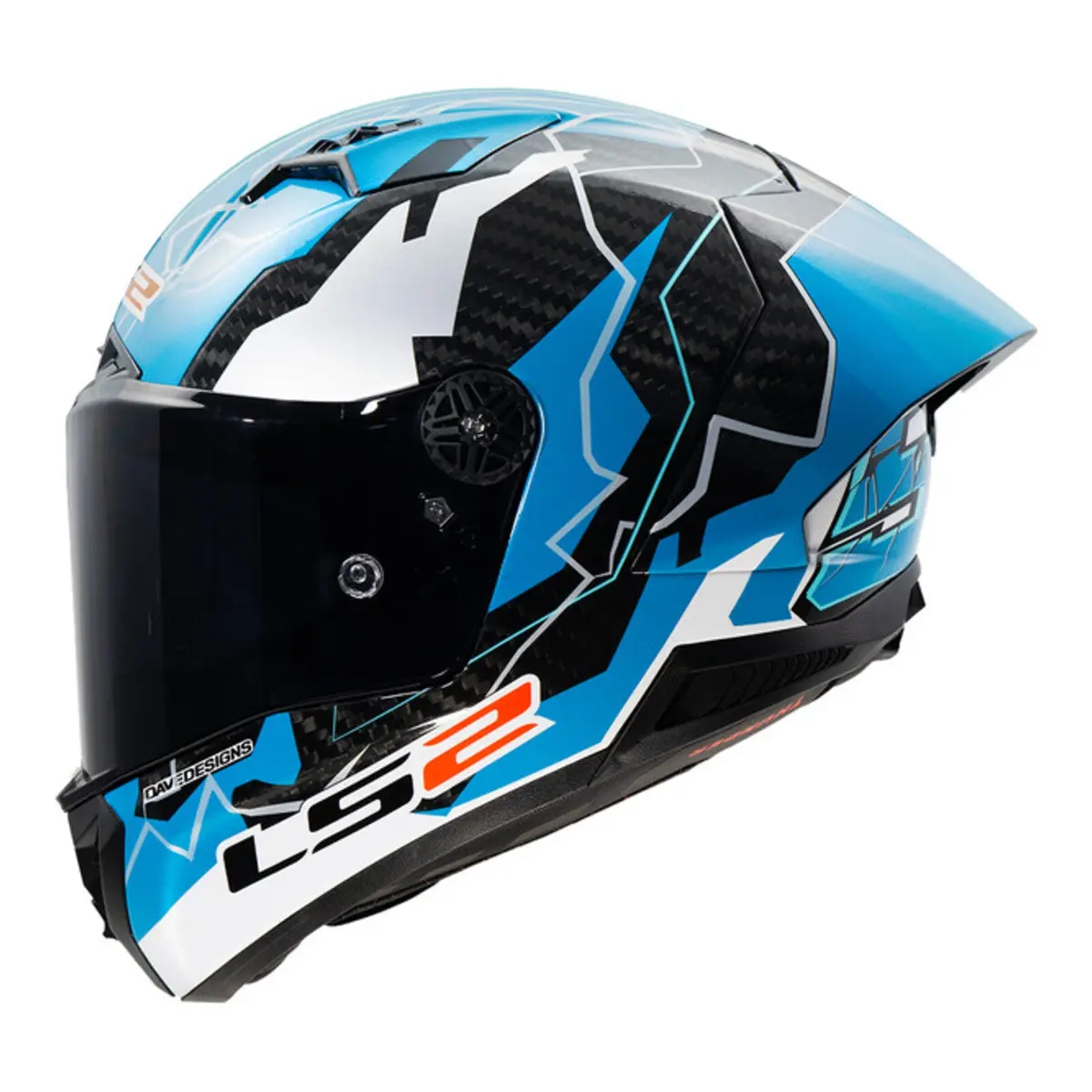 Ls2 Ff805gp Thunder Gp Aero Helmet - Huertas Replica 2