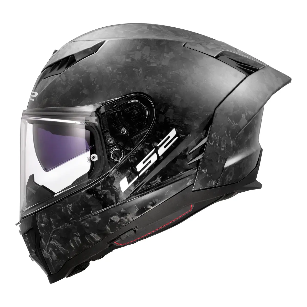 Ls2 Ff807 Dragon Carbon Forged Helmet - Gloss Carbon 06 2