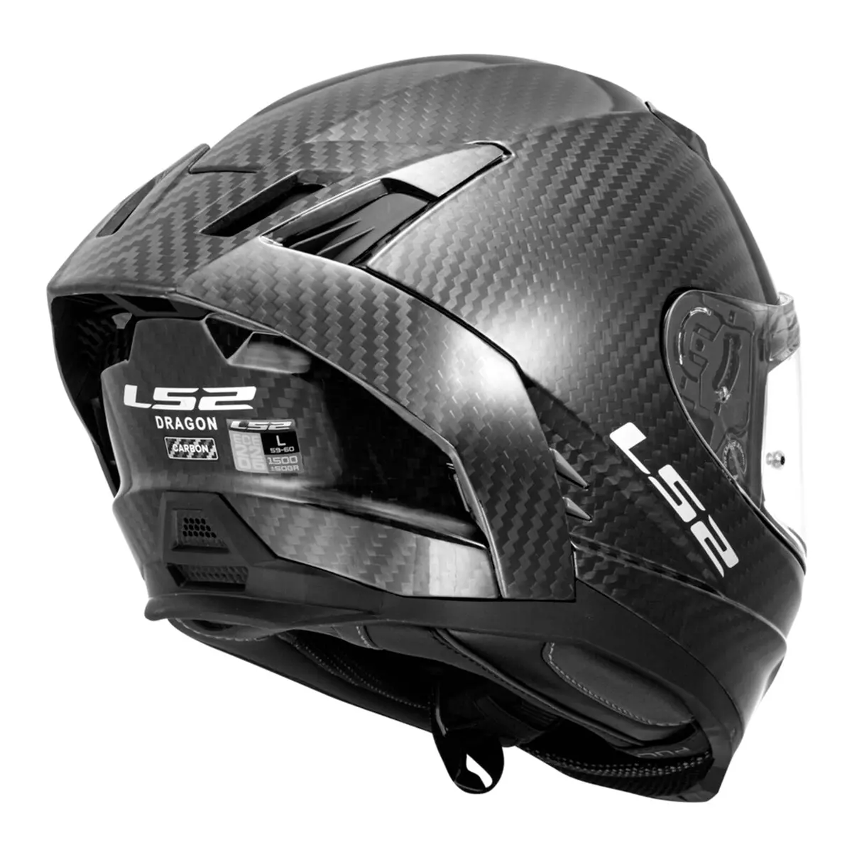 Ls2 Ff807 Dragon Carbon Helmet - Matte Carbon 06 6