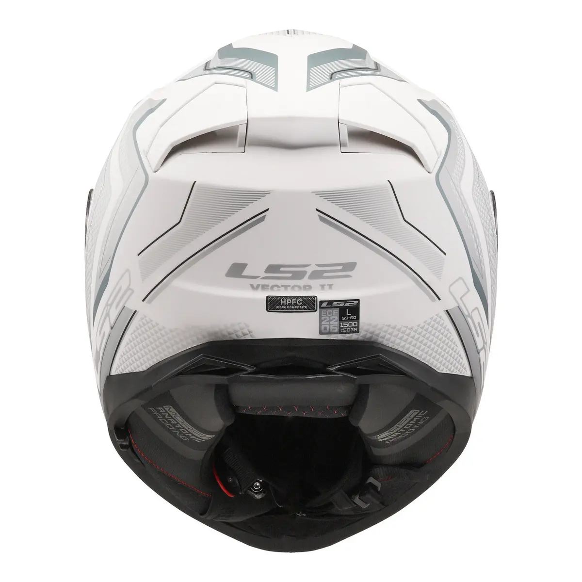 Ls2 Ff811 Vector Ii Alizer - Matte White / Silver 06 3