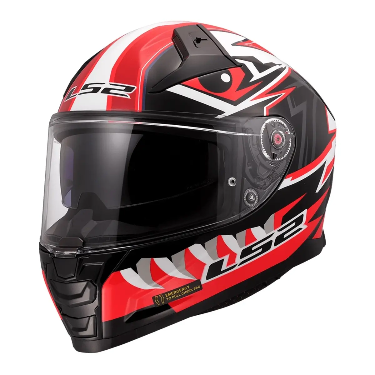 Ls2 Ff811 Vector Ii Buntri Helmet - Black / Red 1